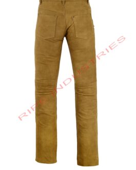 leather light brown Pant