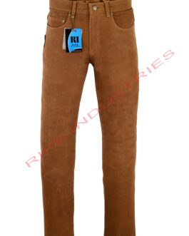 leather Light Brown cargo Pant