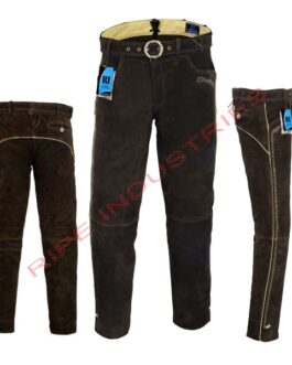 leather Dark Brown Pant